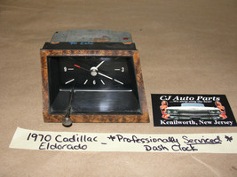 *SERVICED* 1970 Cadillac Eldorado DASH CLOCK GENERAL TIME CORP - $371.24