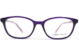 Miraflex Niños Gafas Monturas Es001 C. 62 Violeta Redondo Ojo de Gato 48-17-1351 - £40.80 GBP