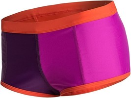 ROXY Juniors Go Shorty Réversible Bikini Bas, Orange / Violet, Petit - £19.45 GBP