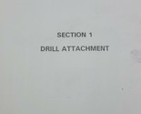 John Henry Rock Drills Parts Manual   - $47.41