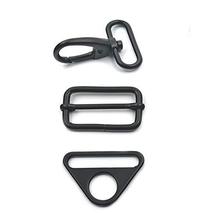 Bluemoona 5 Sets - 38mm Triglides Buckles Swivel Snap Hook Clip D Ring f... - $14.69