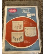 Vintage Wonder Art Permanent Press Scarf To Embroider Sealed #1301 Perle... - £5.74 GBP