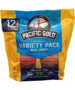 NEW Pacific Gold Teriyaki &amp; Original Beef Jerky - 1.25oz bags (12 Pack) - $27.34 CAD