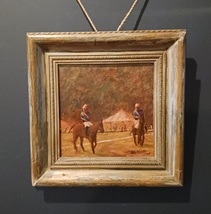 Hidden Pond Polo, Berlin, New Jersey - 1995 Oil on Board by Michael Pacitti &quot;The - £431.00 GBP