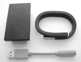 NEW Jawbone UP Wristband MEDIUM Black Onyx 2nd Gn Fitness Diet Tracking Bracelet - $12.18