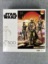 The Mandalorian Jigsaw Puzzle Disney Star Wars 500 Pc Buffalo Poster Complete - £24.93 GBP
