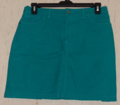 EXCELLENT WOMENS Croft &amp; Barrow STRETCH TEAL SKORT  SIZE 12 - £24.22 GBP