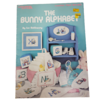 The Bunny Alphabet Cross Stitch Leaflet Leisure Arts 724 Nursery Baby - $9.89