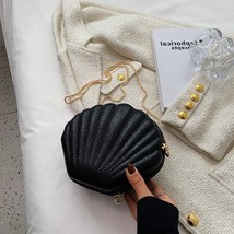 Novelty Shell Shape Cute Chain Shoulder Bag Fashion Purses and Handbags for Wome - £29.24 GBP