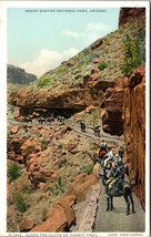 Hermits Trail Cliffs Grand Canyon Arizona AZ UNP Fred Harvey WB Postcard L6 - £3.07 GBP