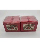 NOS Yankee Candle Red Gingerbread 12 Tea Lights 2 Packs Festive Collection - $23.38