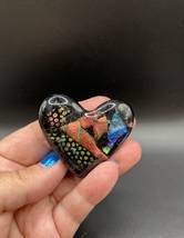 Objet de Arte - Handmade Dichroic Art Glass Heart Keepsake- “You Are Lov... - $45.00