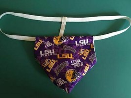 New Mens LSU LOUISIANNA STATE UNIVERSITY Gstring Thong Male Lingerie Und... - £15.17 GBP
