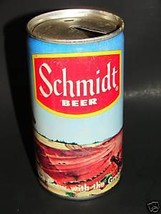 Vintage SCHMIDT Steel Beer Can Bear &amp; Train &amp; Constr - $9.99