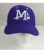 MLB Atlanta Braces Women&#39;s Purple Embroidered Adjustable Baseball Cap - $19.79