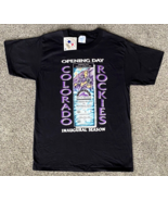 Vtg 1993 Colorado Rockies T Shirt-Opening Day-Inaugural Season-Single St... - $51.31 CAD