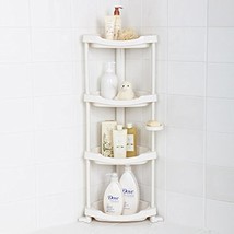 Corner Shower Caddy - 4 Shelf Shower Organizer Caddie With Movab. - £36.76 GBP