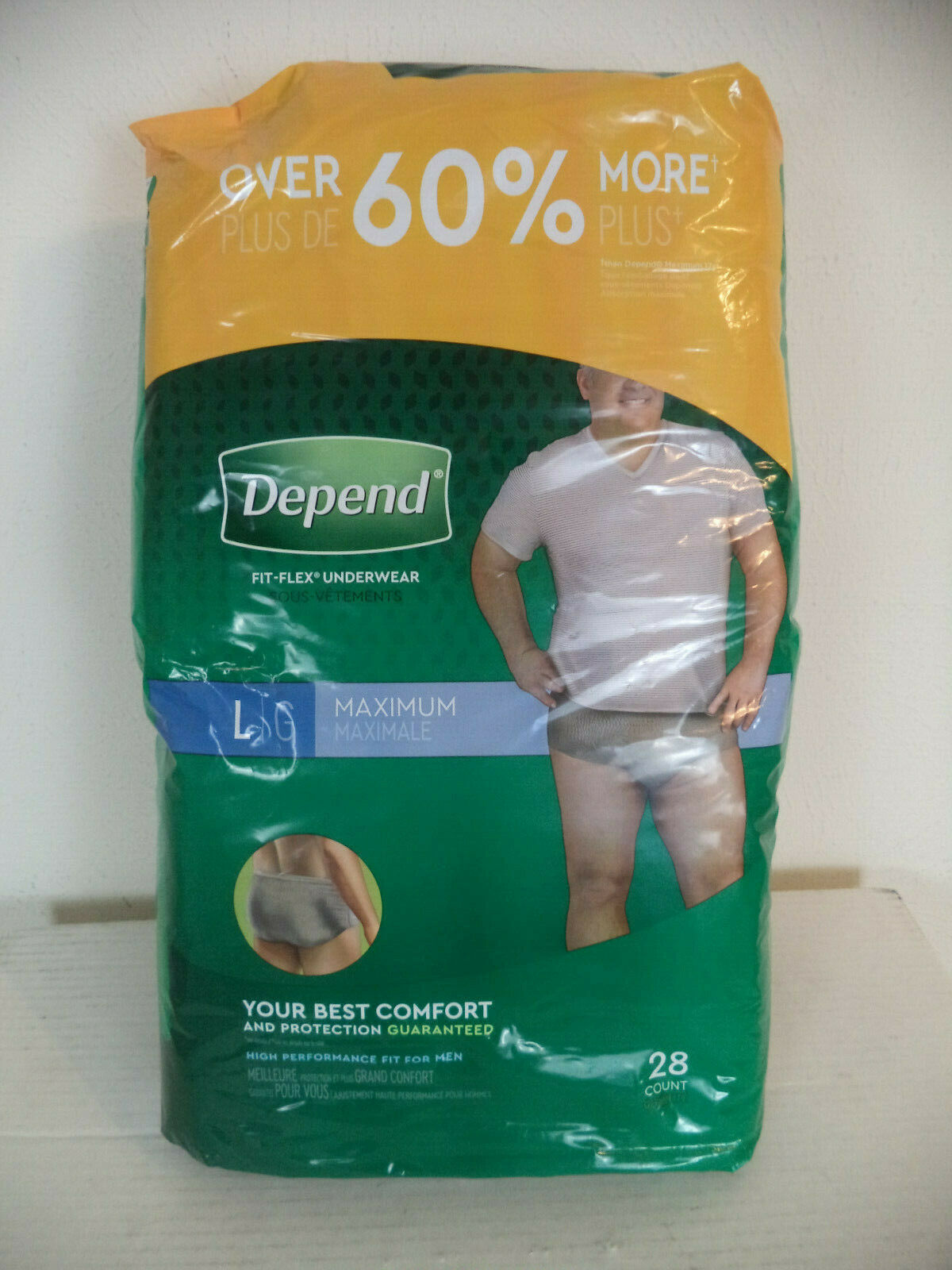 Depend Fit-Flex Underwear For Men. X Large. Quantity - 28 Count. - $23.27