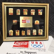 Vintage Limited Edition 1992 Coca Cola America Olympic Collectors Pins F... - £31.91 GBP