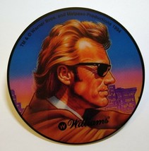 Dirty Harry Clint Eastwood Pinball COASTER Original NOS Plastic Promo - £12.96 GBP