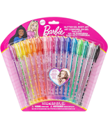 Barbie 16 Piece Glitter Pen Body Art Set, Glittery and Bright Colors, Ag... - $268.22 MXN