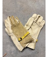 NWT New USGI Military Cattlehide Leather Heavy Duty Work Gloves - Size 2 - $14.03