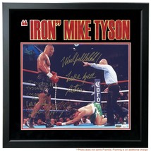 Mike Tyson Peter McNeeley Dual Signed Framed 16x20 Photo #D/10 Inscribed JSA COA - £1,931.78 GBP