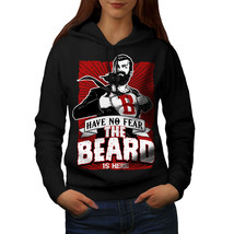 Wellcoda The Beard Is Here Womens Hoodie, Have Casual Hooded Sweatshirt - £29.43 GBP