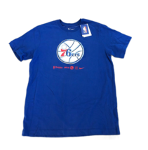 New NWT Philadelphia 76ers Nike Dri-Fit Cotton Crafted Logo Size Small T-Shirt - £22.06 GBP