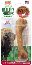 [Pack of 3] Nylabone Healthy Edibles Natural Wild Bison Chew Treats Large 1 c... - £25.97 GBP