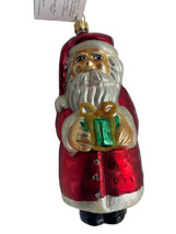 Radko Together Forever Santa Mrs Claus Christmas Ornament Glass Tags Hol... - £33.61 GBP