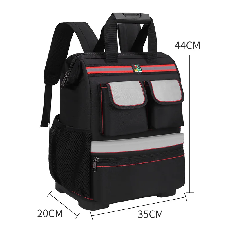 Electrician&#39;s Tool Bag Double  Multi-function Elevator Maintenance Tool Backpack - £117.24 GBP