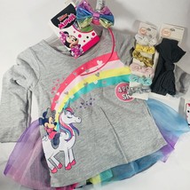 Girls 12 month Minnie Mouse Unicorn Outfit Hair Accessories -Rainbow Shi... - $19.79