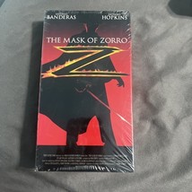 The Mask of Zorro (1998, VHS) Anthony Hopkins Antonio Banderas Vintage S... - $9.89