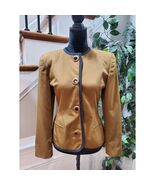VTG Oleg Cassini Women Polyester Single Breasted Long Sleeve Casual Jack... - $690.10 MXN
