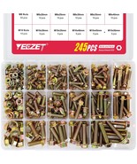 Yeezet 245Pcs Grade 8.8 M6 M8 M10 Heavy Duty Flanged Bolts And Nuts Kit,... - $81.97