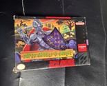 Super Ghouls &#39;n Ghosts Nintendo SNES Capcom Box Manual Book Inserts CIB ... - £116.52 GBP