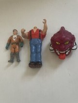 Ghostbusters Vtg 1980s Action Figure Lot (3) Hard Hat Ray Stantz Pull Speed - £15.72 GBP