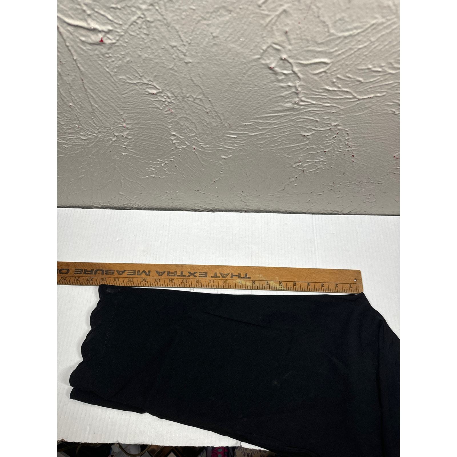 Zac & Rachel Womens Pants Black  Stretch Pull on Scallop Hem Petite Size 8P Item image 5