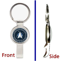 United Space Space Force Air Pendant Keychain silver tone secret bottle ... - $232.28 MXN