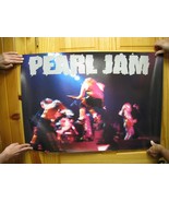 Pearl Jam Poster Band Shot Psychedelic Ten Vintage Huge Concert - $123.46 CAD