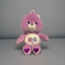 Care Bears Share Bear 10” Plush Purple Lollipops 2002 Vintage Stuffed Animal Toy - £14.04 GBP