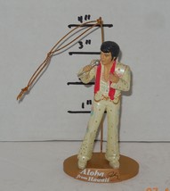 Trevco Elvis Presley Aloha From Hawaii White Jumpsuit 4&quot; Christmas Ornament - £19.38 GBP