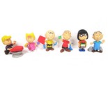 Charlie Brown Lucy Figures Peanuts Gang Lot of 6 Just Play Figures JP PNTS - $22.72