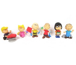 Charlie Brown Lucy Figures Peanuts Gang Lot of 6 Just Play Figures JP PNTS - £17.79 GBP
