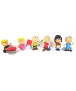 Charlie Brown Lucy Figures Peanuts Gang Lot of 6 Just Play Figures JP PNTS - £17.86 GBP