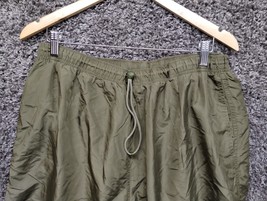 Ralph Lauren Polo Sport Capri Nylon Track Pants Olive Green Women XL - $23.10