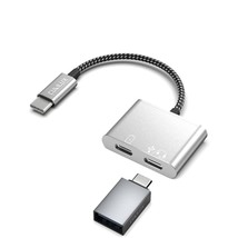 Usb C Adapter For Chromecast, 2 In 1 Usb C To Usb Adapter With 60W Pd Charging C - £26.54 GBP