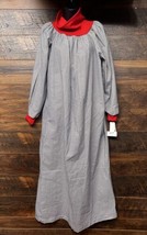 Carol VTG Nightgown USA Plaid Med Granny Cottage Mock Flannel Long Black... - $995.03 MXN