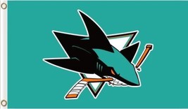 San Jose Sharks US Flag 3X5Ft Polyester Digital Print Banner USA - $15.99